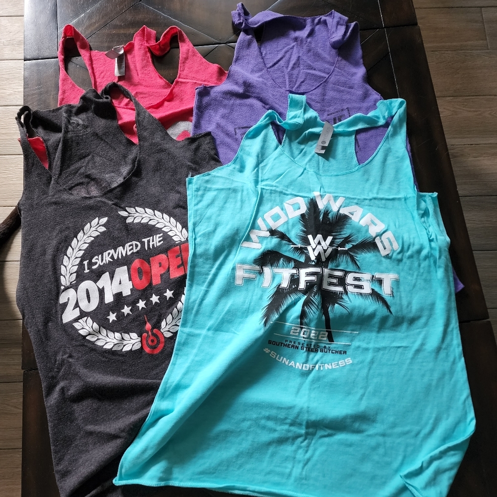 Bundle of 4 Crossfit Tank tops